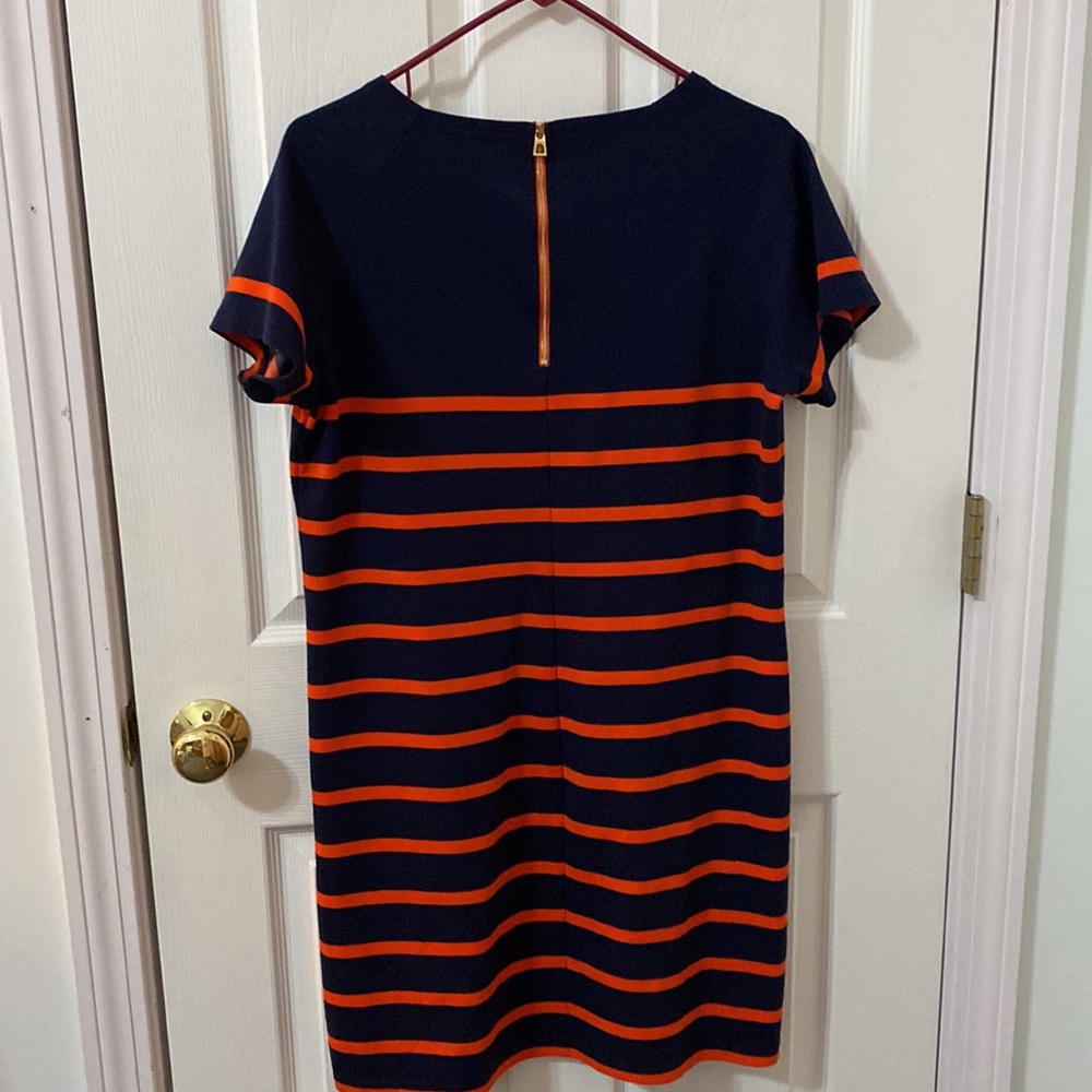 Sail to Sable short sleeve stripe dress with exposed back zipper, size XL - Picture 3 of 3